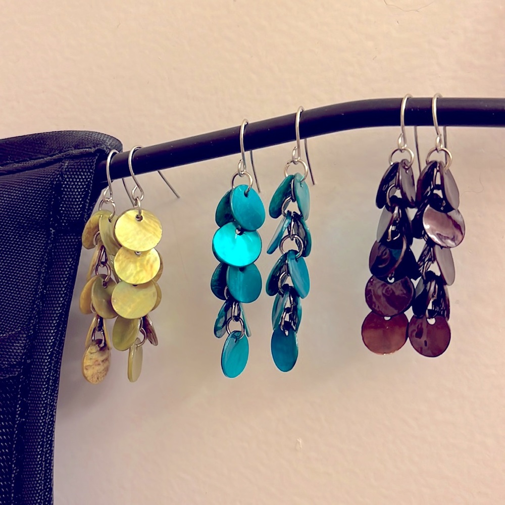 Earrings 3 Pair